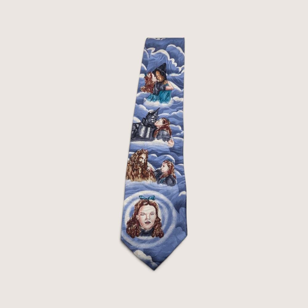 Vintage 1993 Wizard of Oz Silk Necktie American Film Classics Movie Novelty Tie